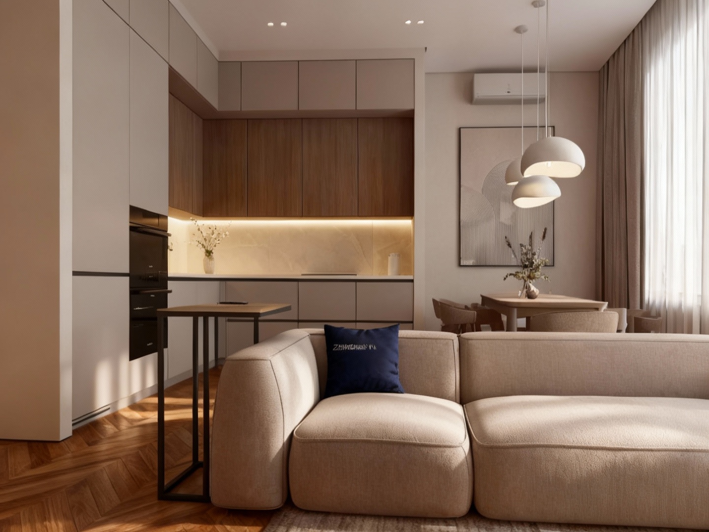 thi công nội thất căn hộ theo phong cách minimalism