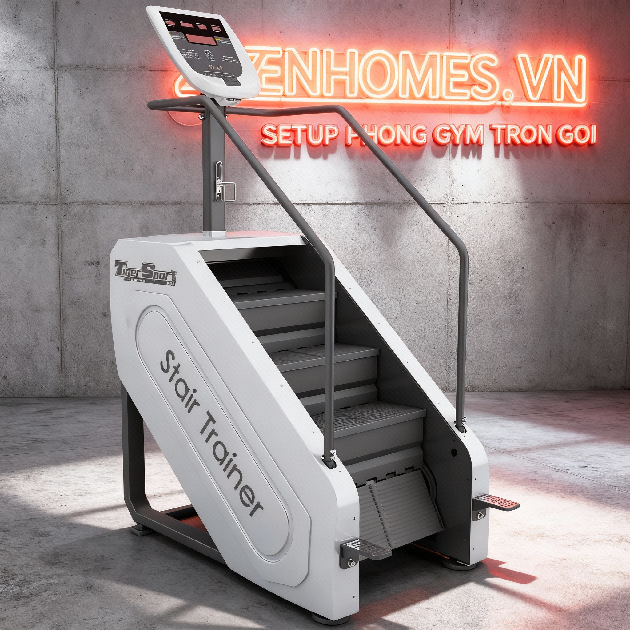 setup phòng gym 1 tỷ-Máy tập leo thang