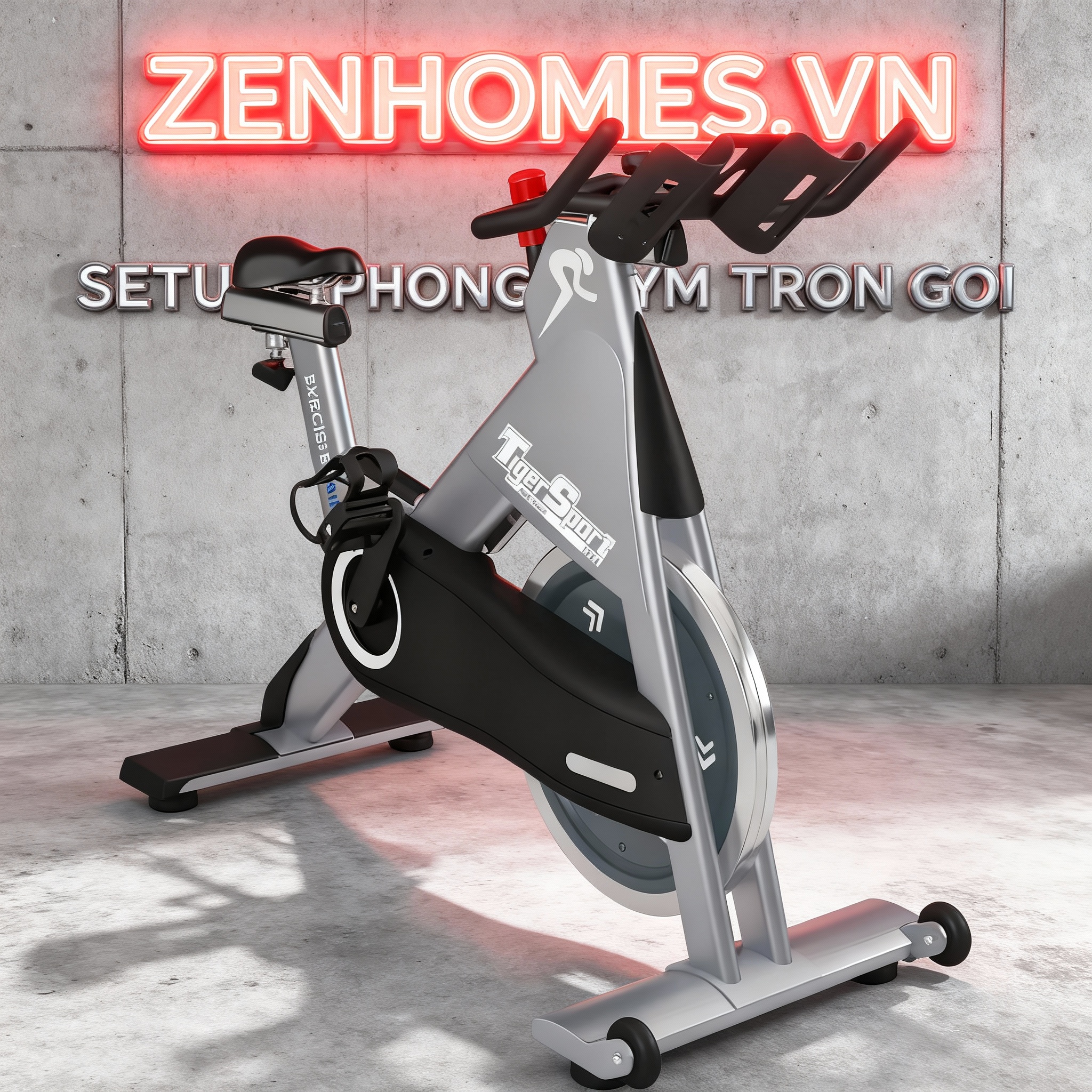 Setup phòng gym 1 tỷ-Exercise Bike Xe đạp tập