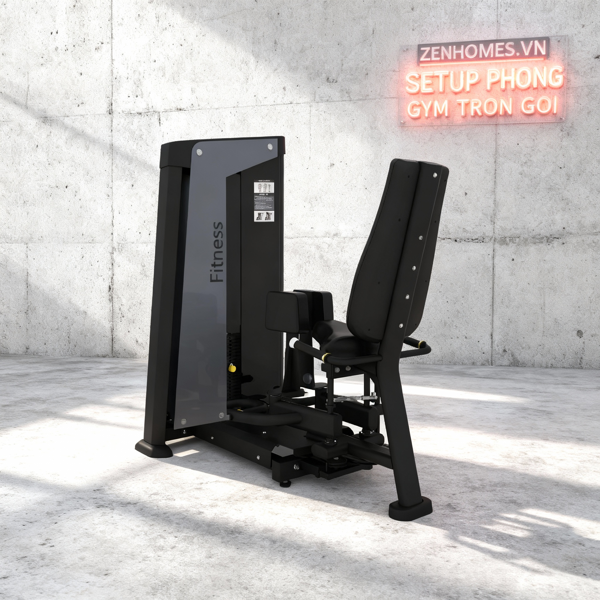Setup phòng gym 1 tỷ-Abductor/Adductor Trainer Máy Tập Đùi 