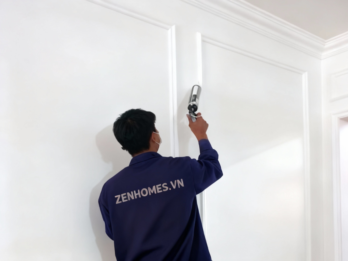 thi công phào chỉ PU - sơn phào