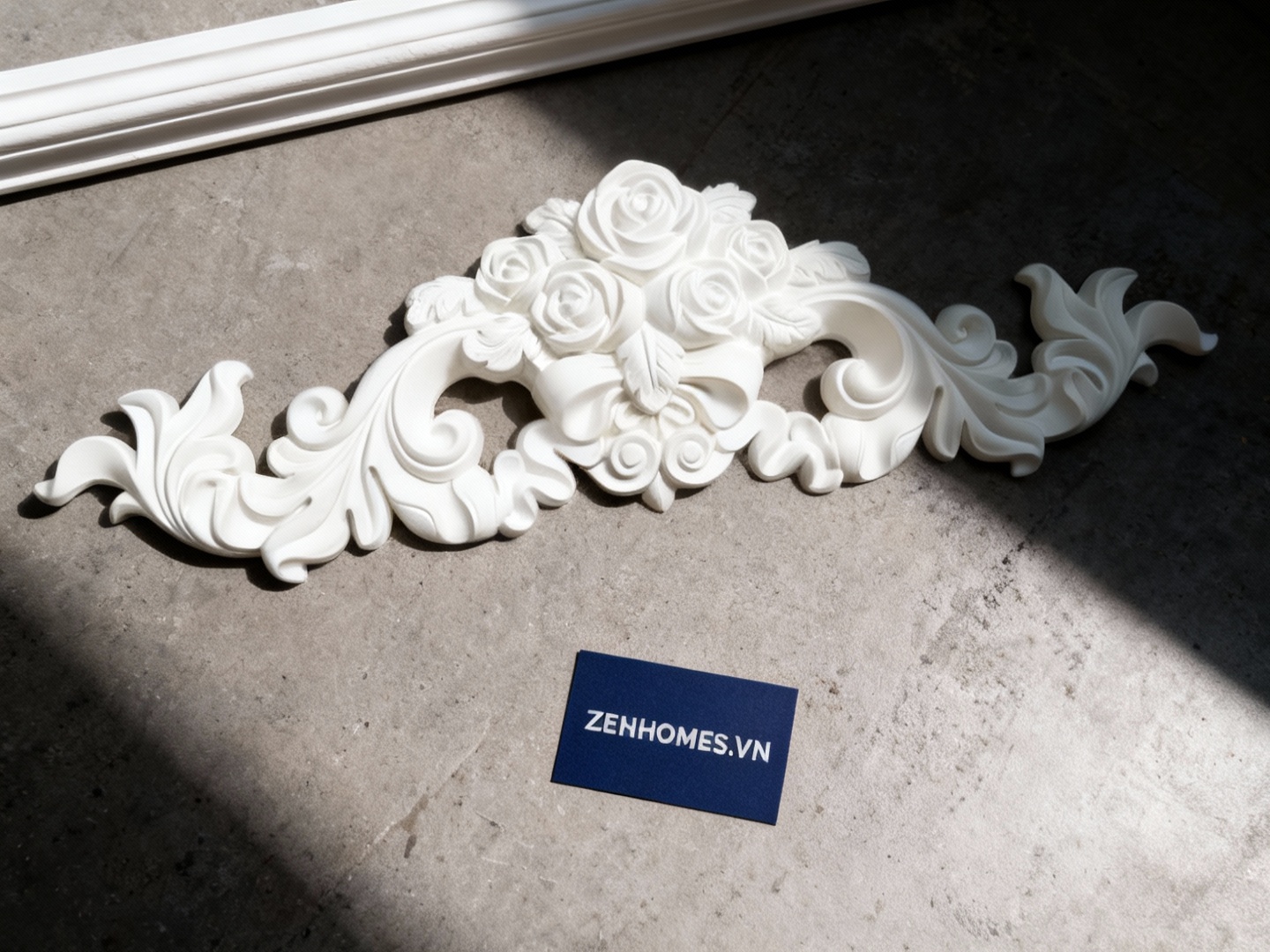 Thi công phào chỉ PU - Hoa văn trang trí PU