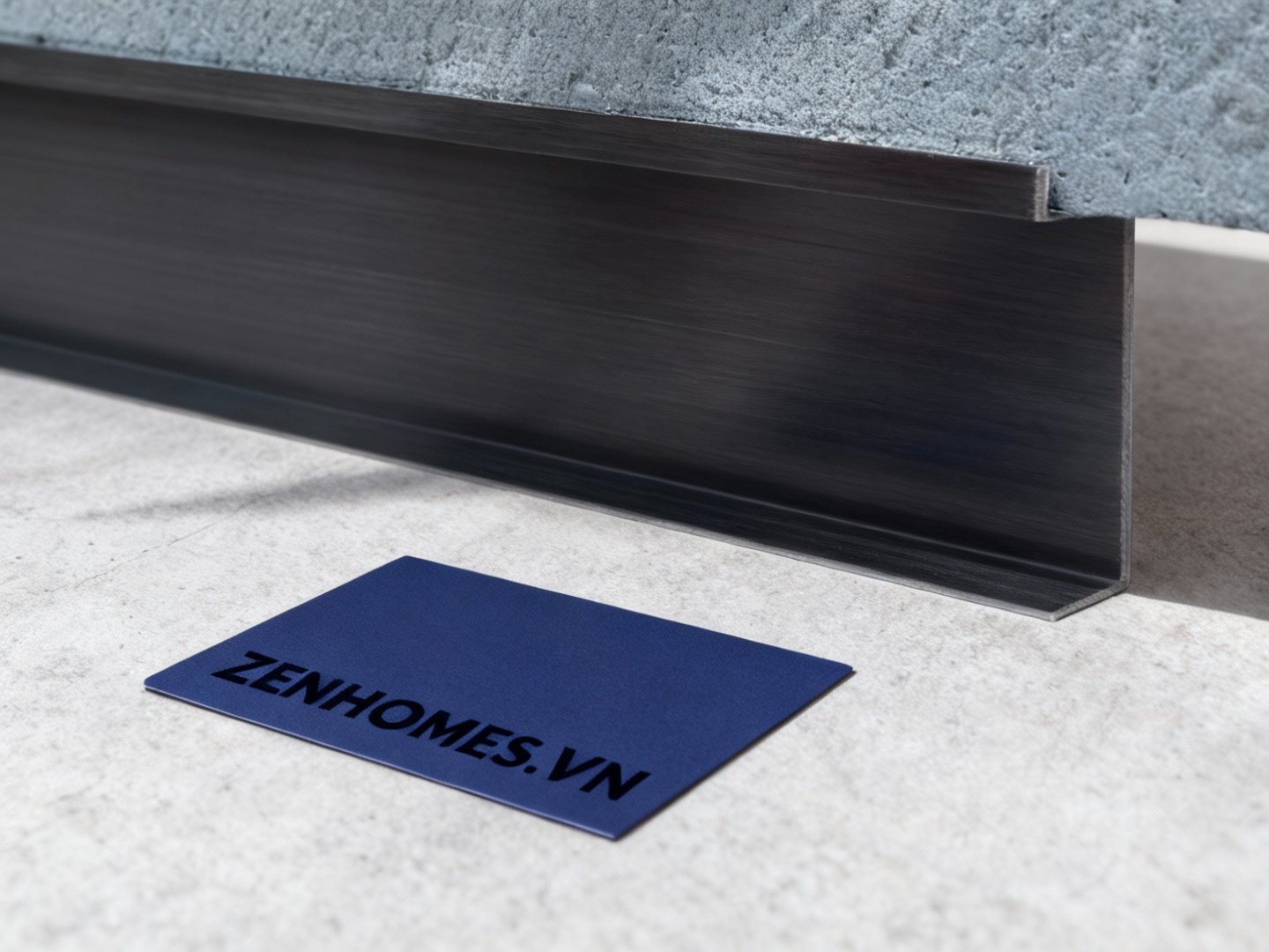 Len chân tường inox dạng chữ L