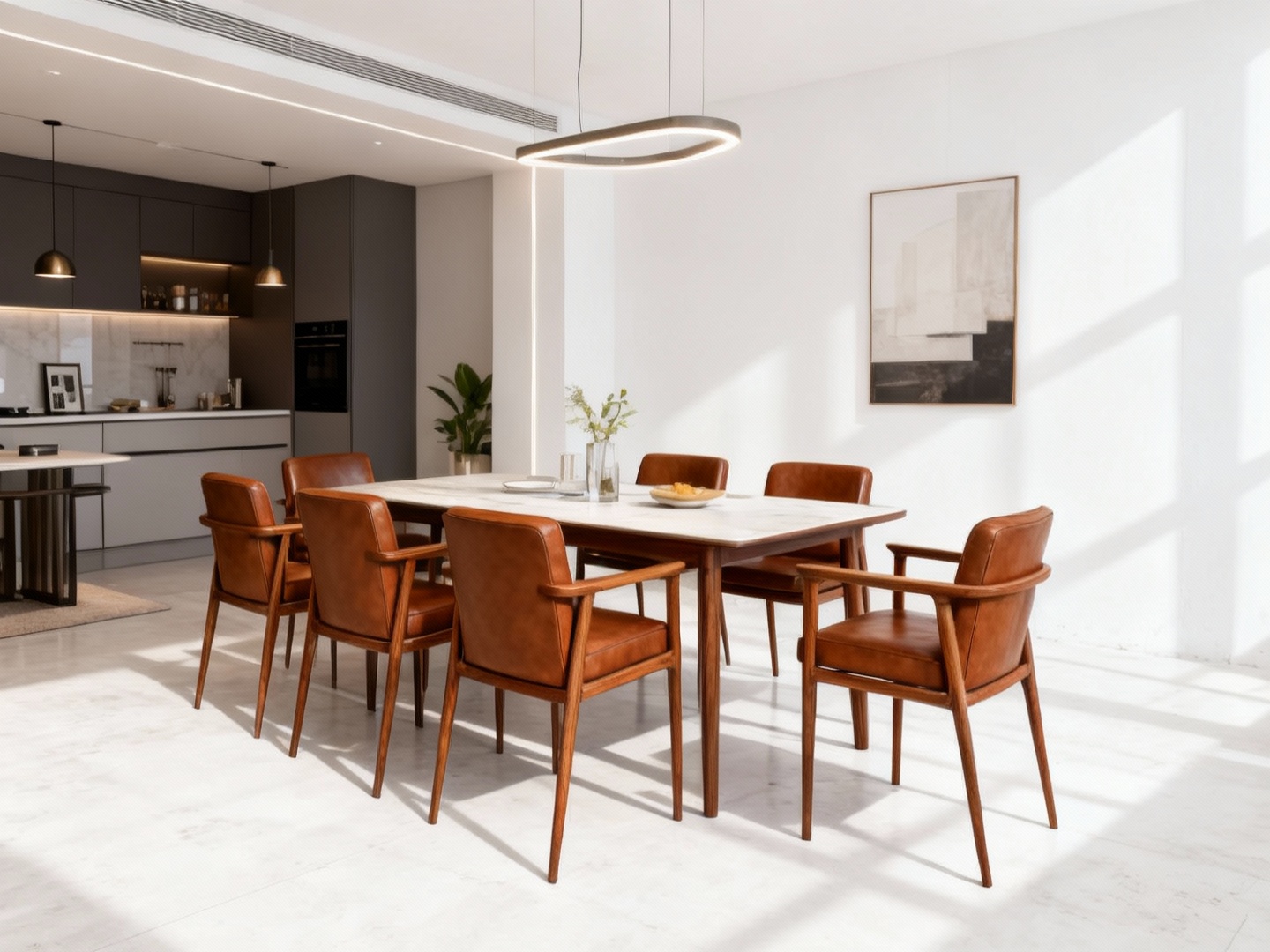 Ghế ăn gỗ óc chó Chaise Zio