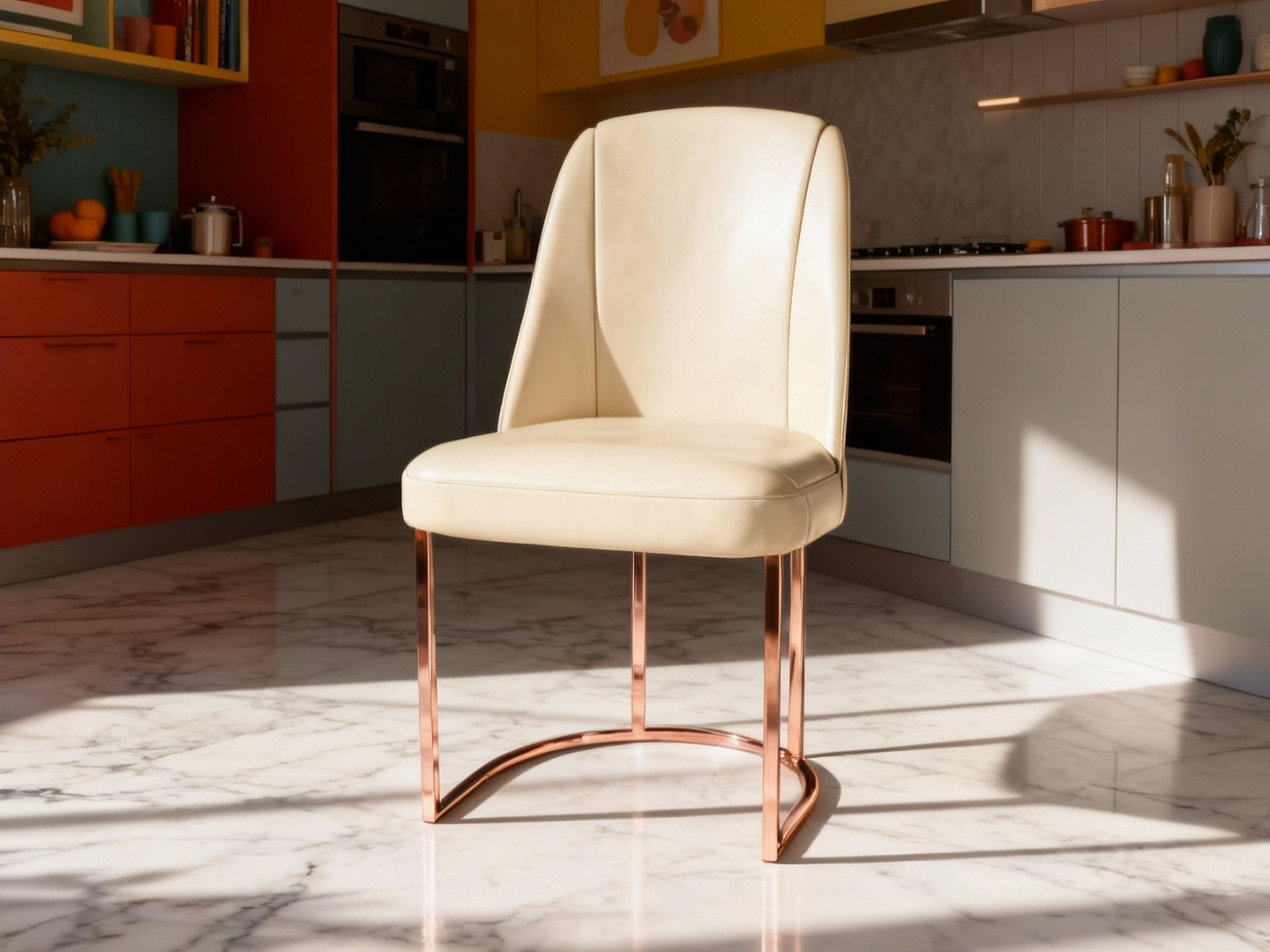 Ghế ăn bọc da Aden