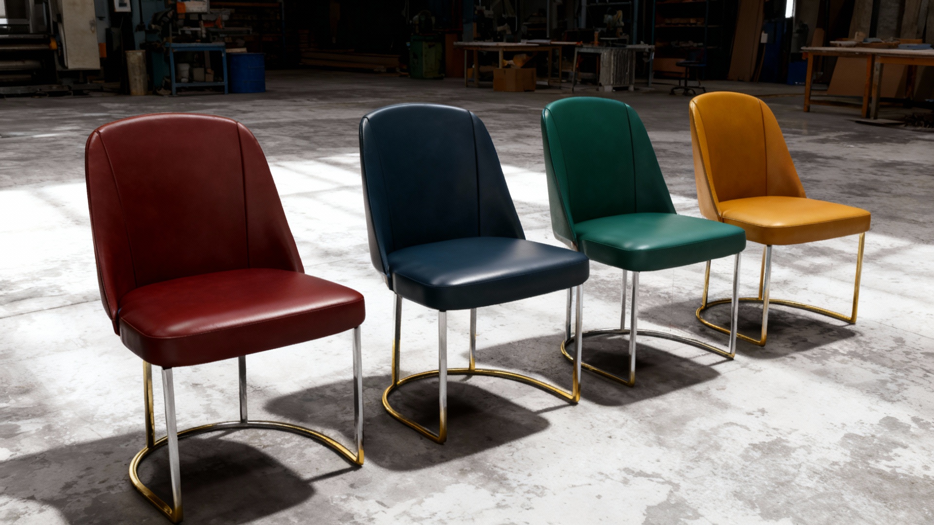 Ghế ăn bọc da Aden