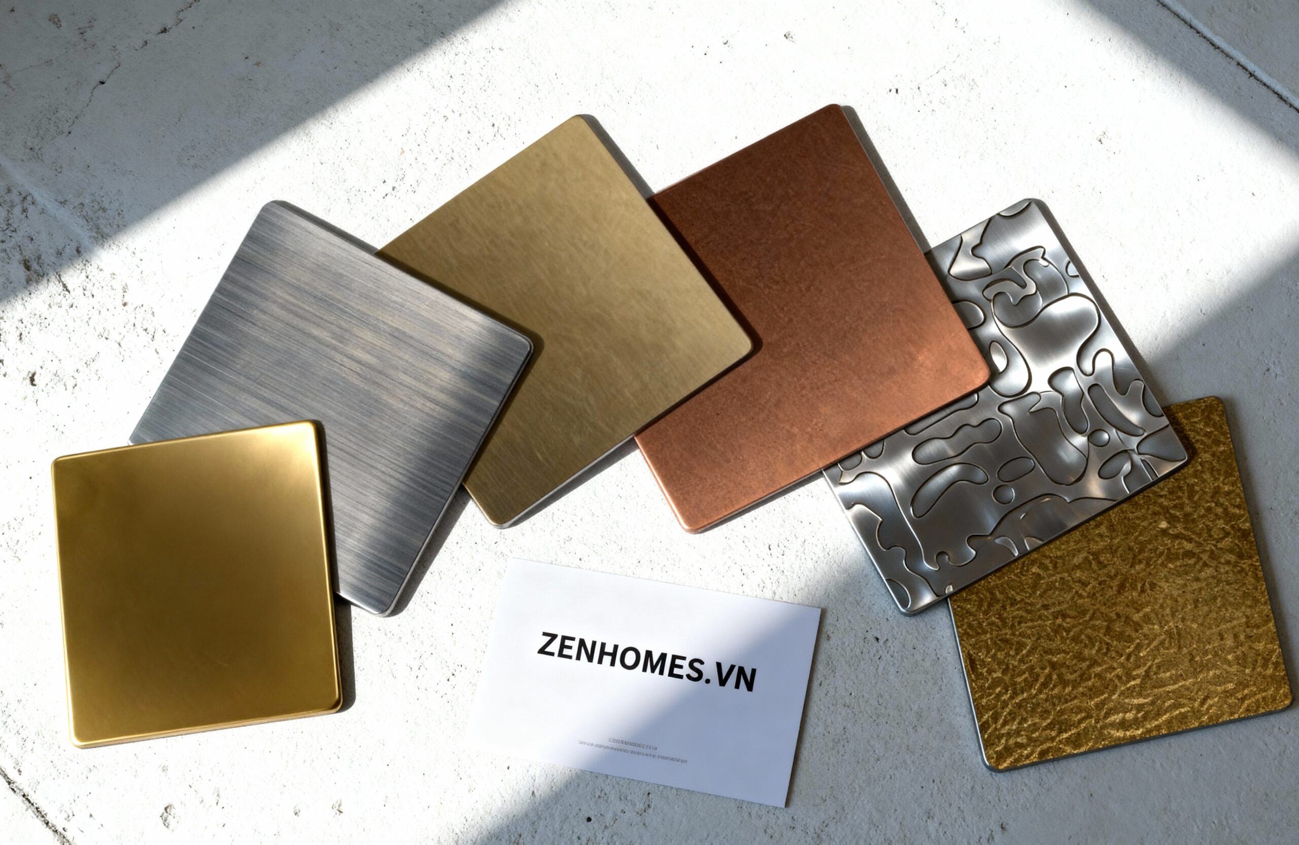 Tấm inox trang trí cao cấp Tấm inox trang trí cao cấp - Zenhomes