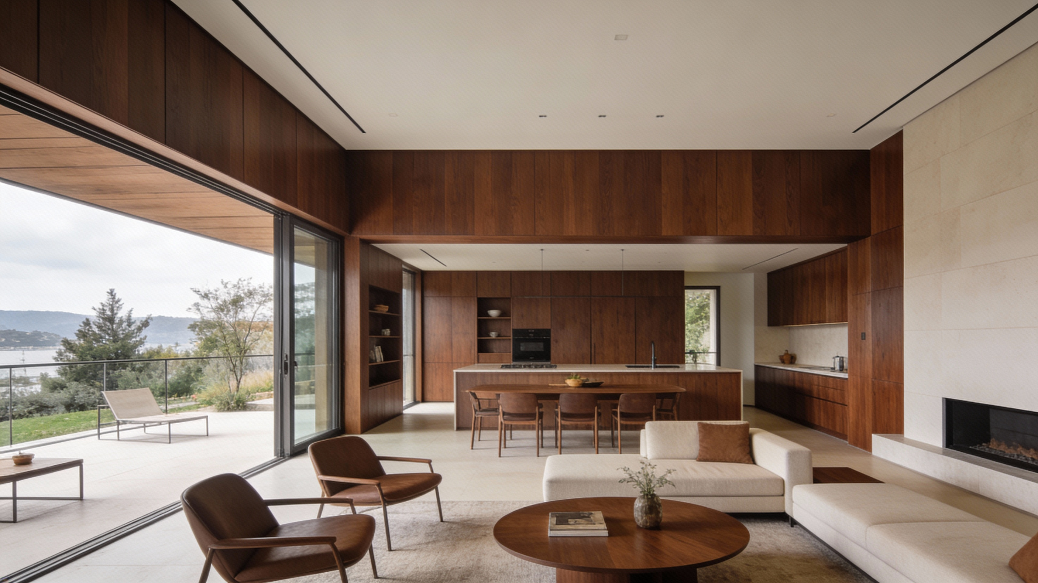 Thiết kế nội thất biệt thự gỗ óc chó : Vẻ đẹp vượt thời gian - Zenhomes