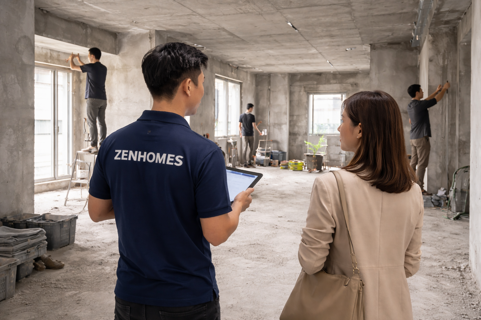 Thiết kế thi công nội thất căn hộ trọn gói an tâm cùng Zenhomes - Zenhomes
