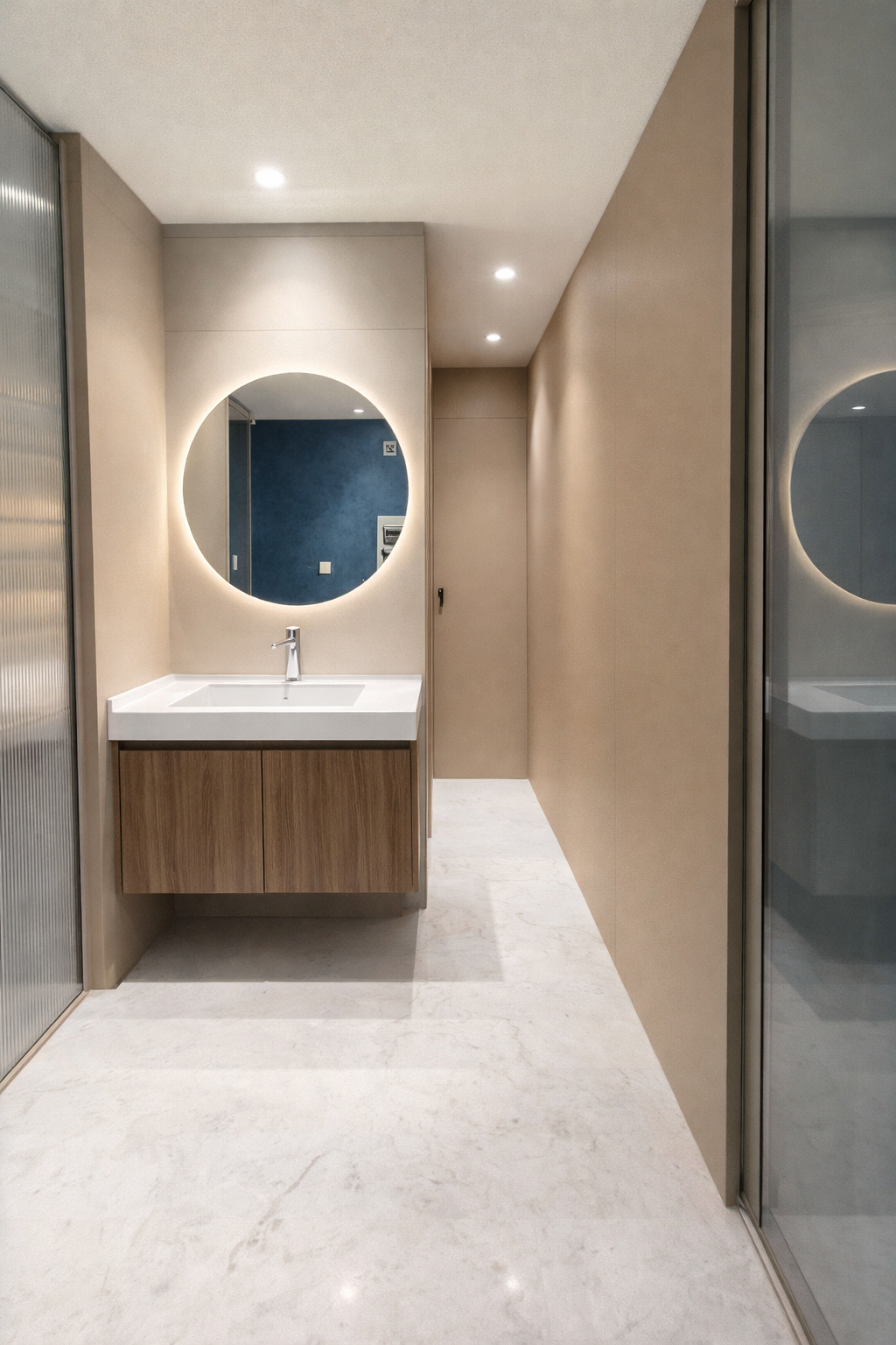 thiết kế thi công nội thất văn phòng motix khu vực wc