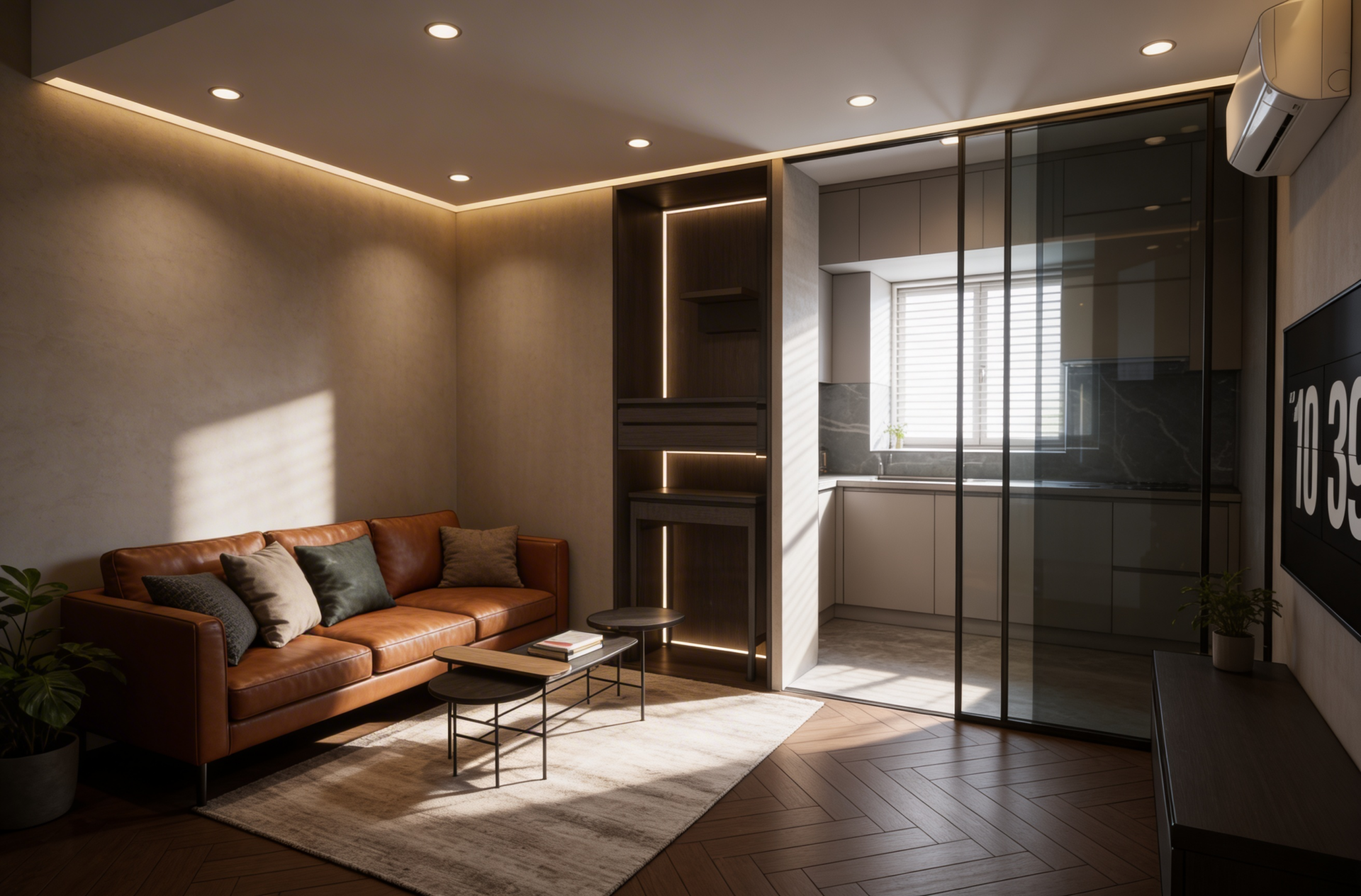 Cải tạo chung cư cũ Nhiêu Tứ Phú Nhuận tối ưu ánh sáng tự nhiên và nội thất hiện đại