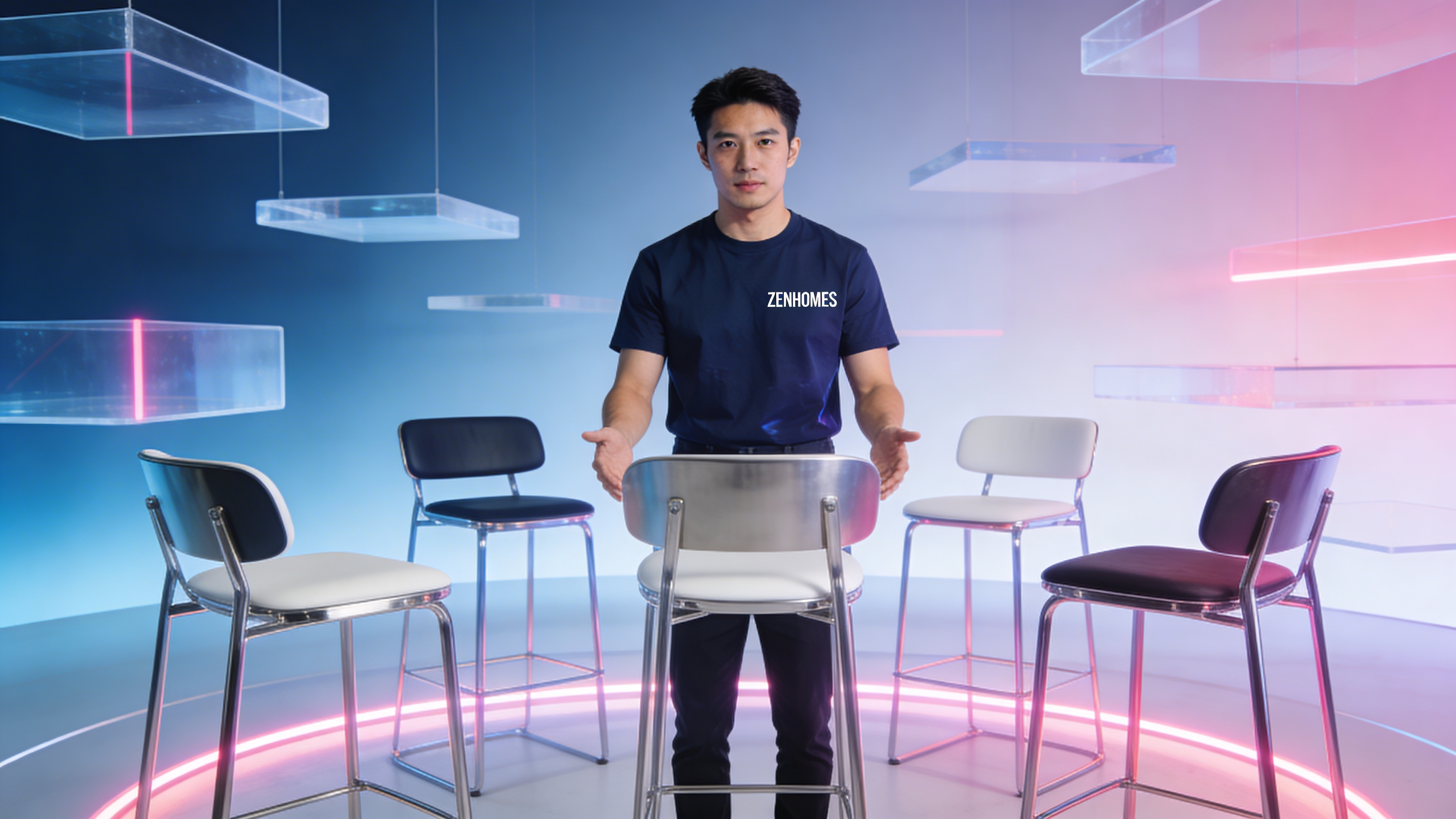 ghế quầy bar hiện đại Zenhomes thiết kế đa dạng cho quán cafe và bar