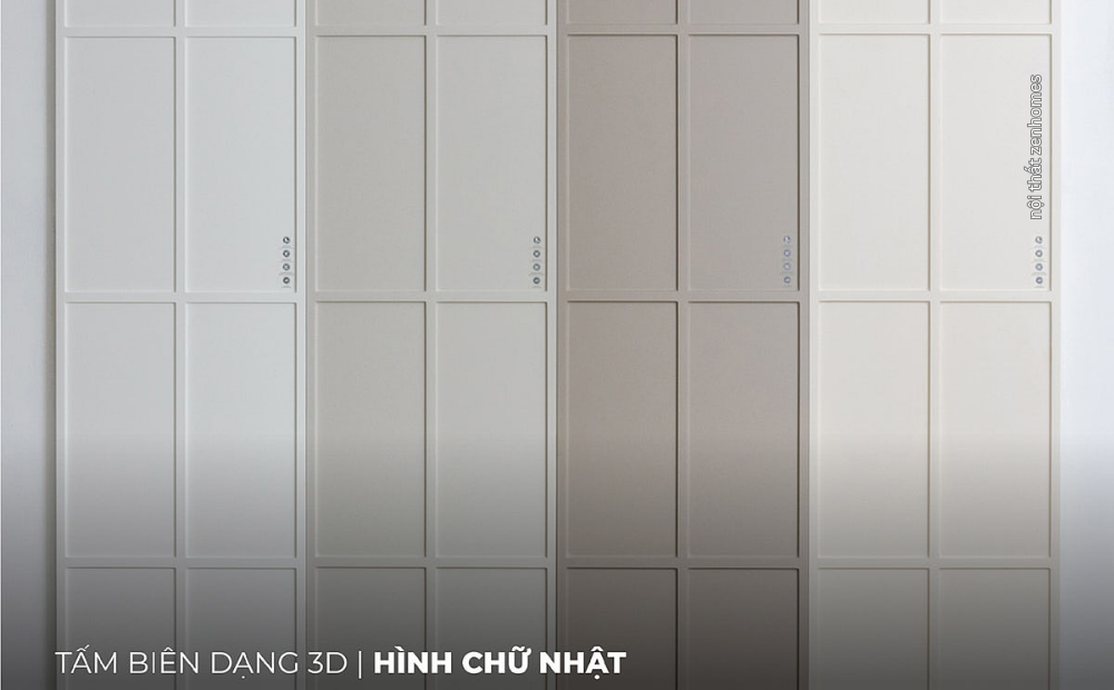 Tấm ốp tường 3D - Zenhomes I Thi công trọn gói TPHCM