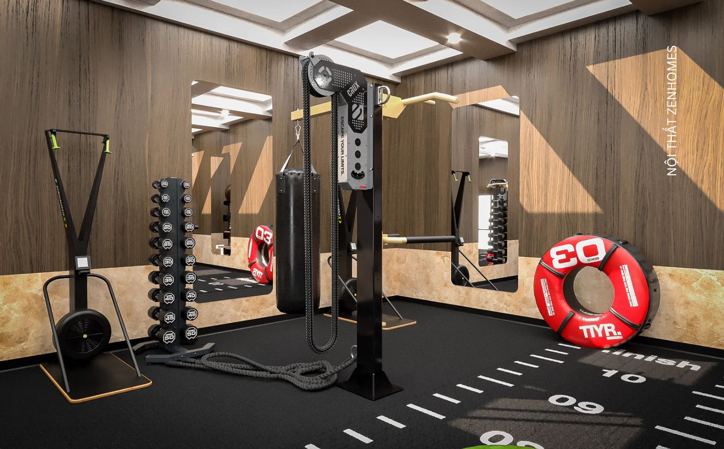 Lắp đặt âm thanh phòng gym