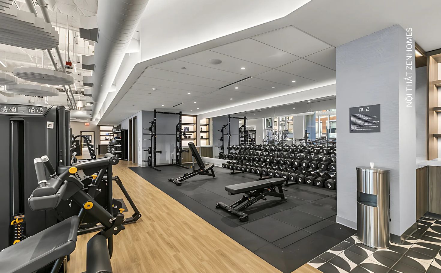 Lắp đặt âm thanh phòng gym