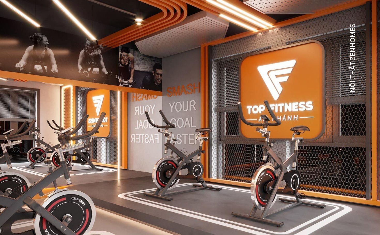 Lắp đặt âm thanh phòng gym