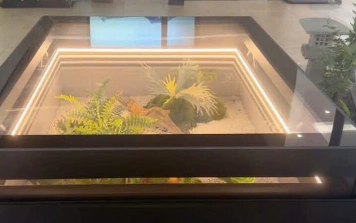 Mái kính nâng hạ tự động