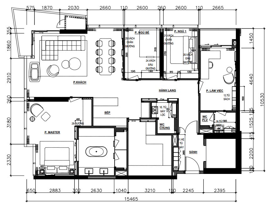 Thi công thiết kế nội thất căn hộ The Opera Residence - Zenhomes