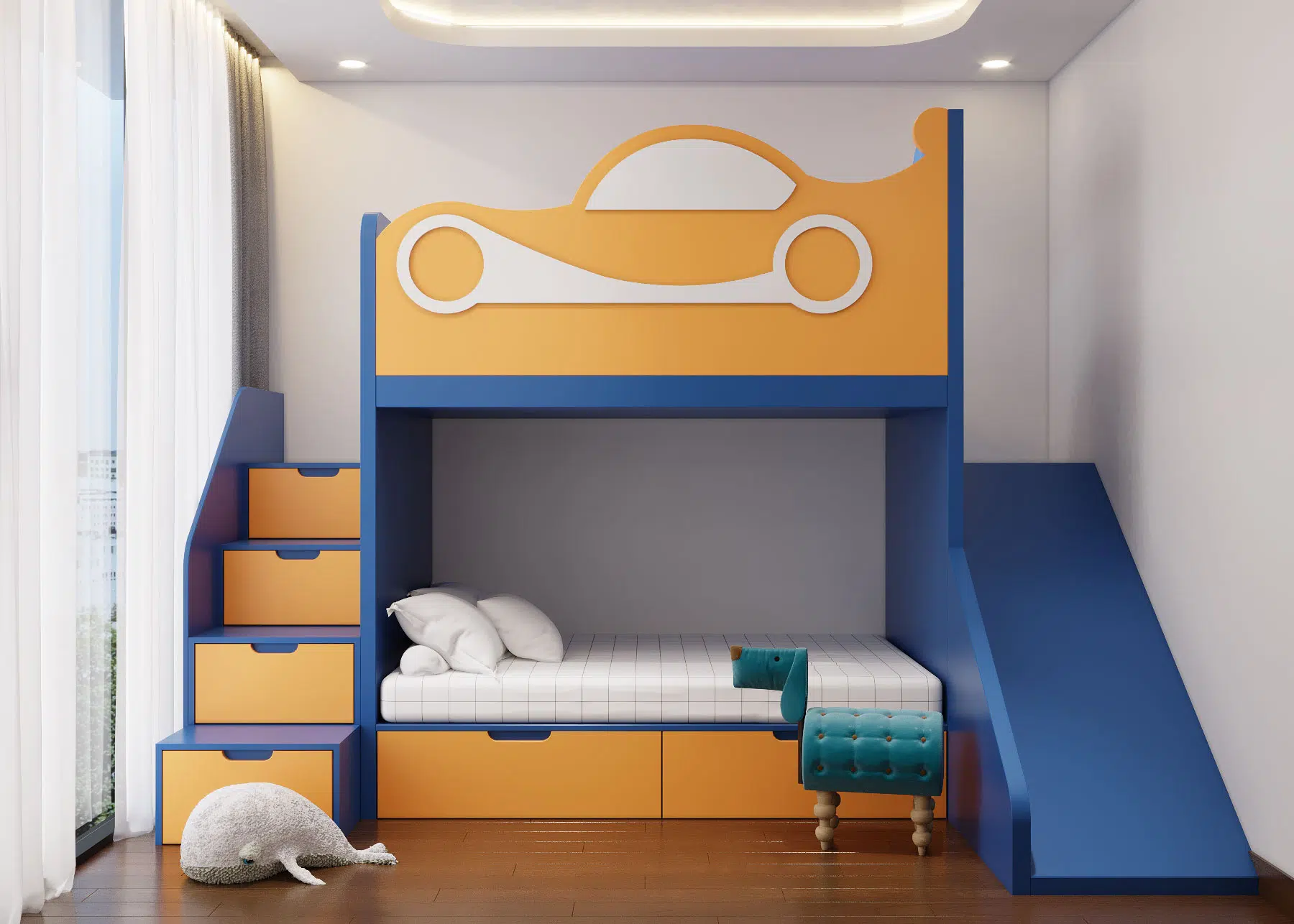 Giường tầng cho bé - Zenhomes