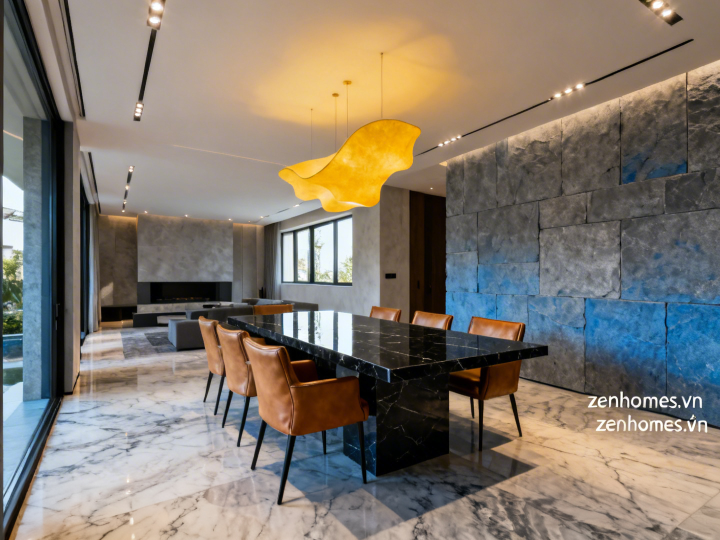 Mẫu thiết kế nội thất biệt thự phong cách Maverick cá tính hiện đại