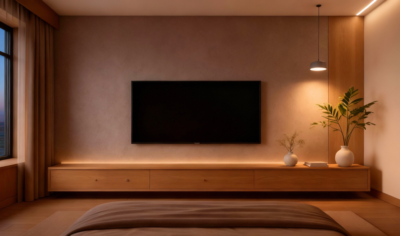 Nội thất biệt thự Gia Hoà tủ tivi