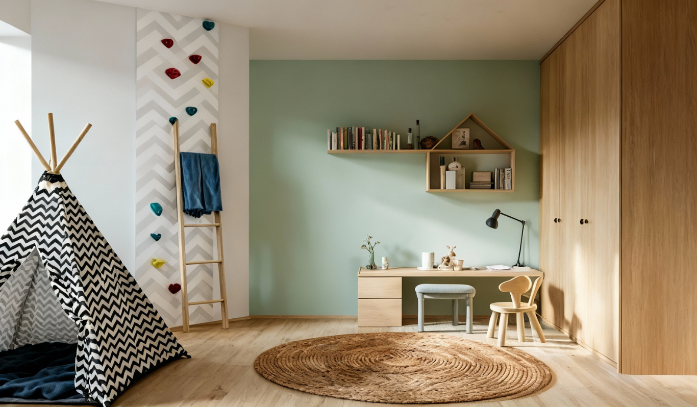 Nội thất biệt thự Gia Hoà bàn học