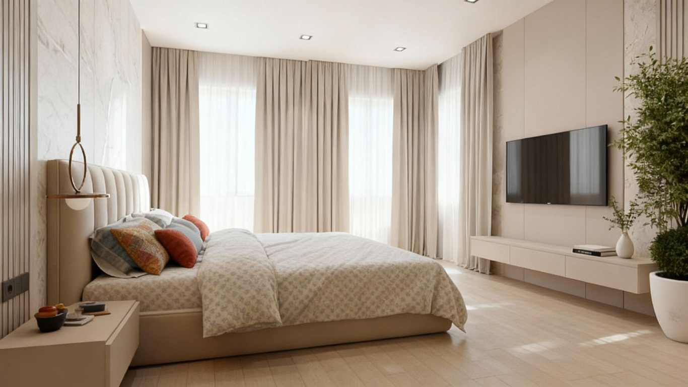 Nội thất biệt thự Gia Hoà phòng ngủ phụ