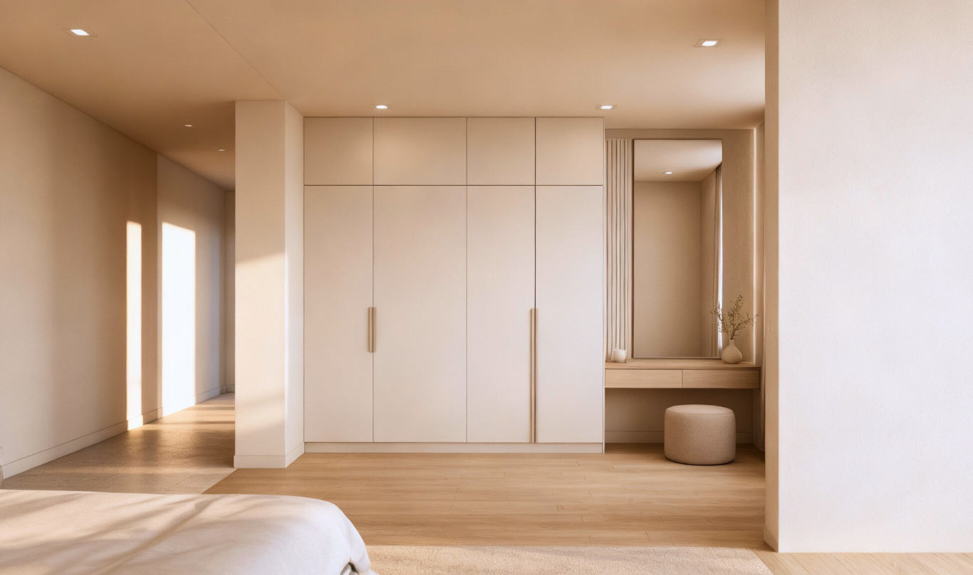 Nội thất biệt thự Gia Hoà tủ quần áo