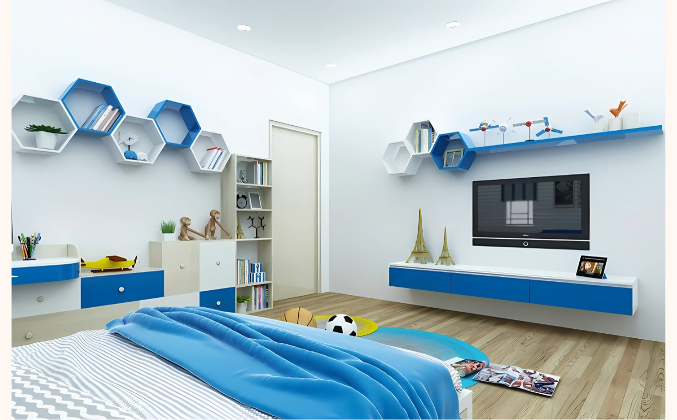 thiết kế nội thất phòng ngủ biệt thự gia hòa