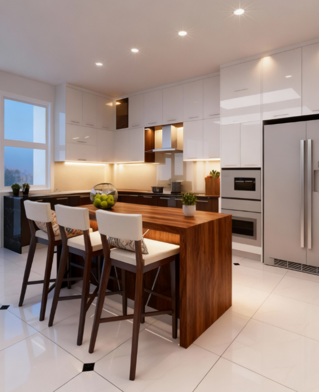 Nội thất biệt thự phường tân mỹ phòng bếp