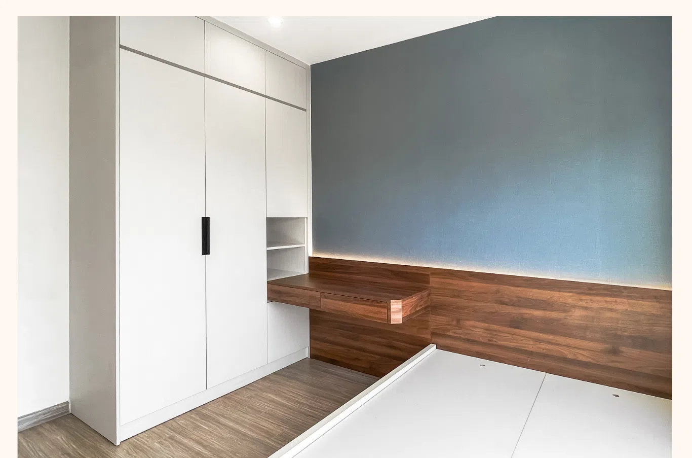 thi công nội thất phòng ngủ căn hộ vinhomes grand park