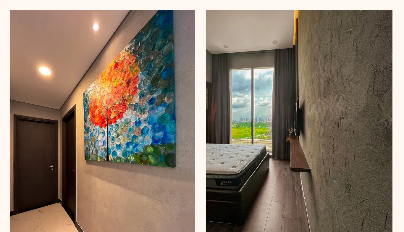 thiết kế nội thất phòng ngủ master căn hộ empire city