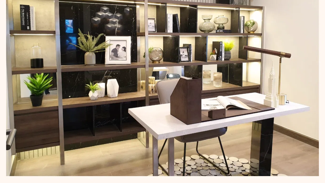 nội thất phòng làm việc căn hộ mẫu era premium