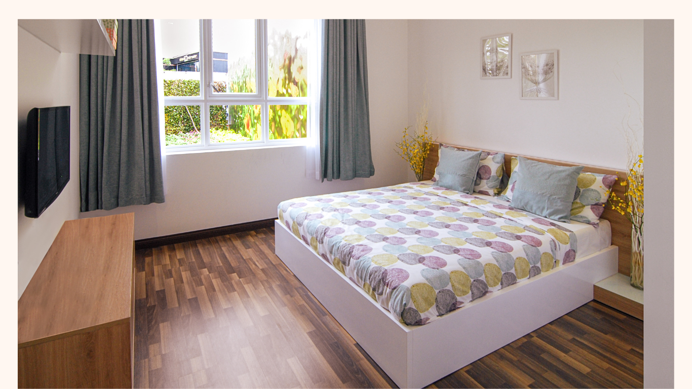 nội thất phòng ngủ căn hộ mẫu florita