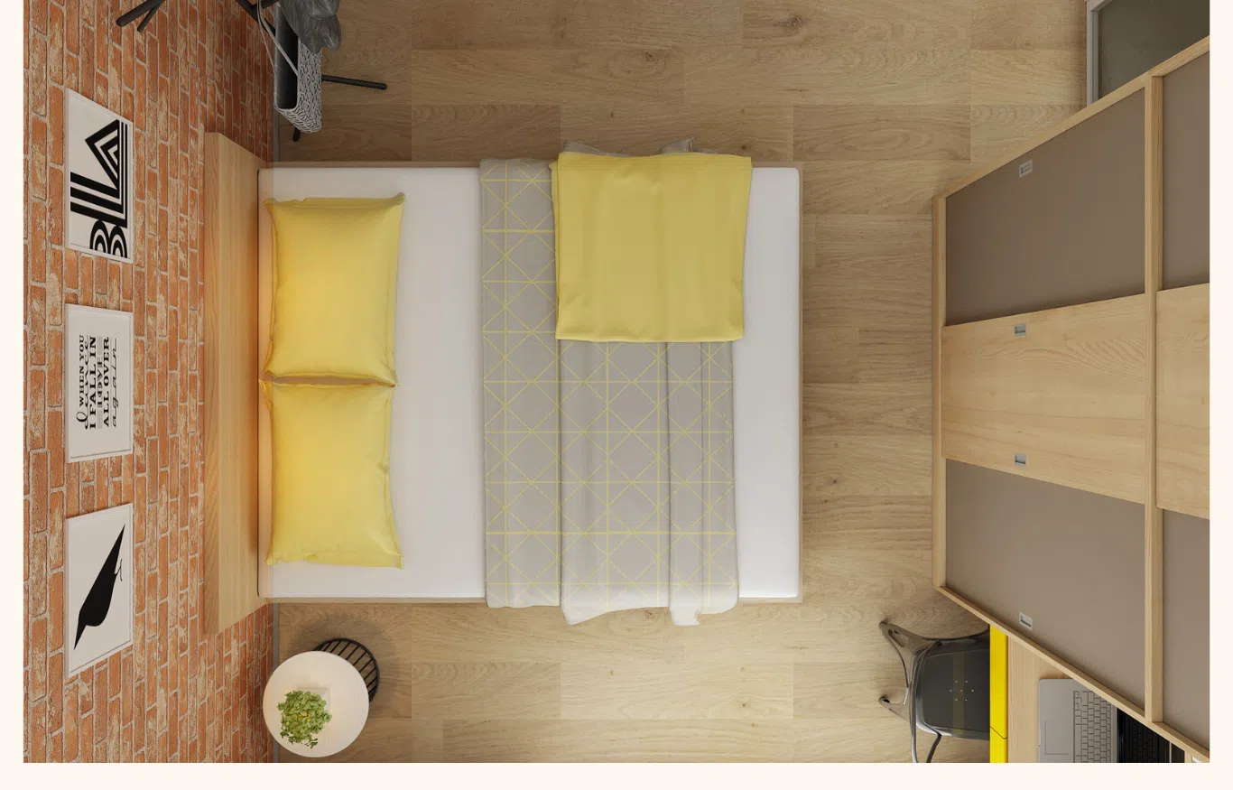 nội thất phòng ngủ chung cư Oriental Plaza