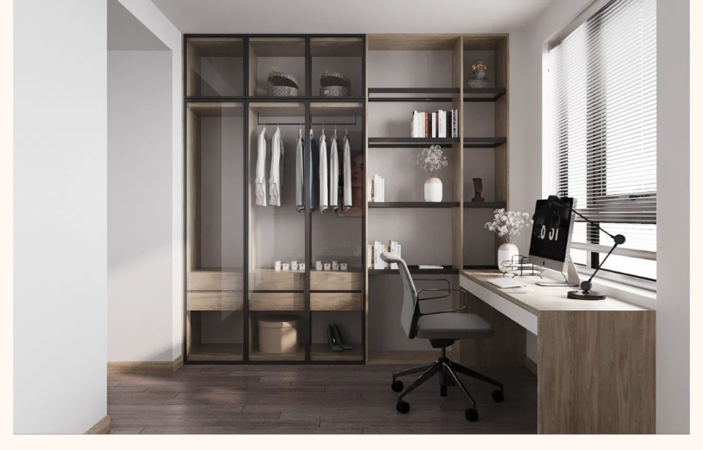 nội thất phòng làm việc chung cư Saigon South Residences