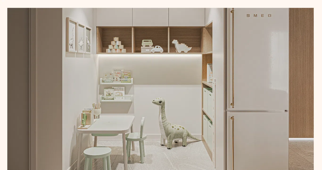 nội thất phòng sinh hoạt chung cư the krista