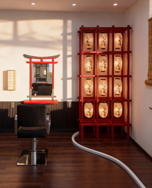 nội thất hair studio luomthuom 2