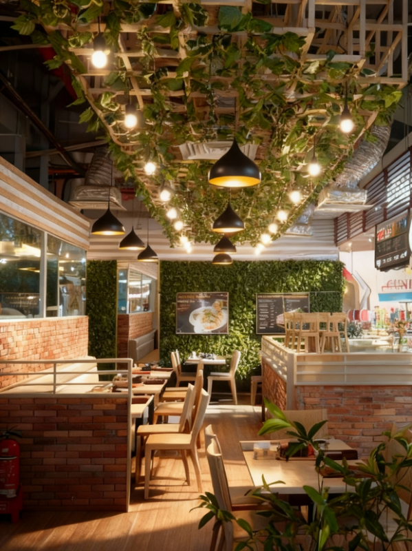 Nội thất nhà hàng Ringer Hut