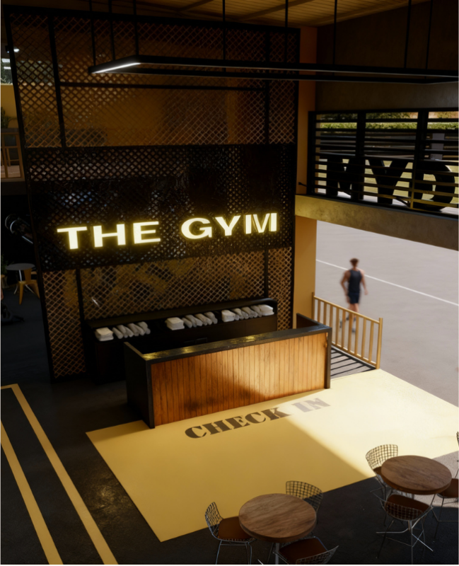 nội thất phòng gym Bodytech
