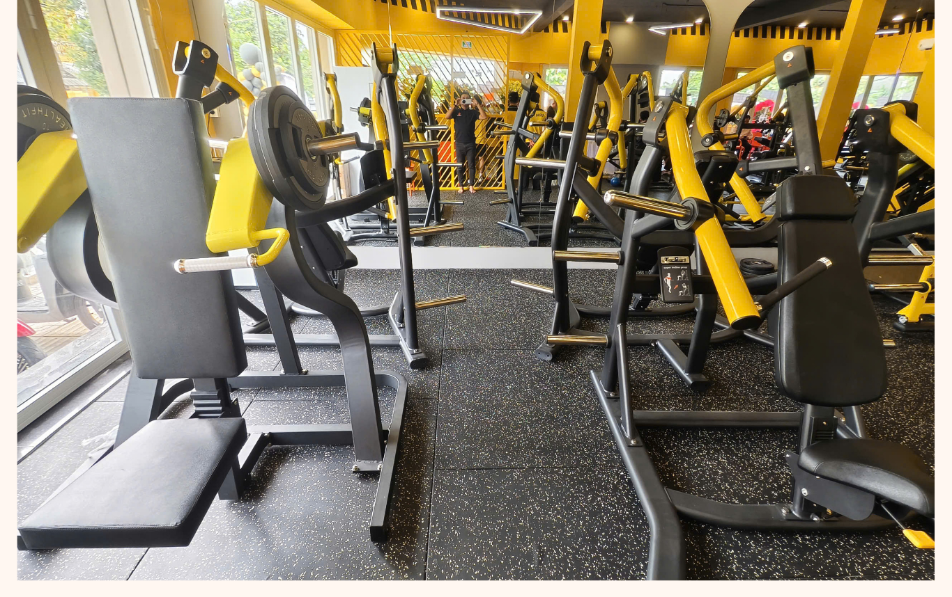 thi công nội thất phòng gym uncle
