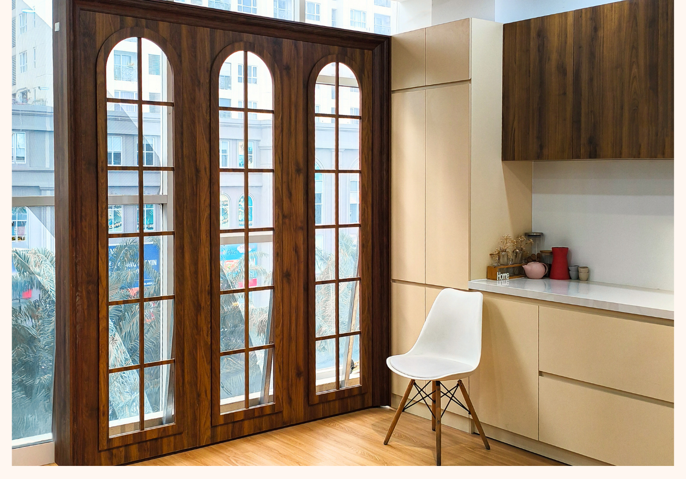 nội thất khu trải nghiệm showroom magic