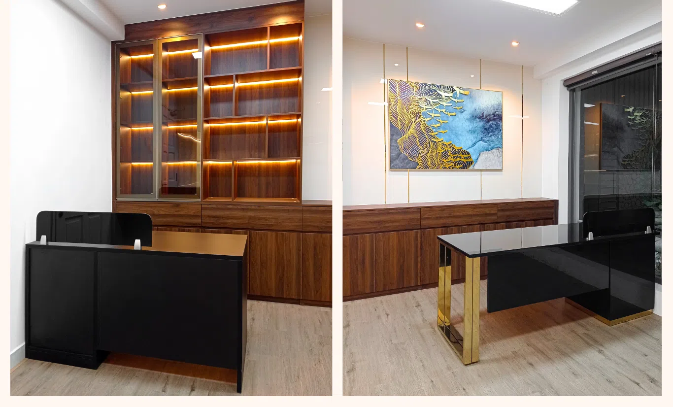 Thi công văn phòng trọn gói Công ty Gymaster