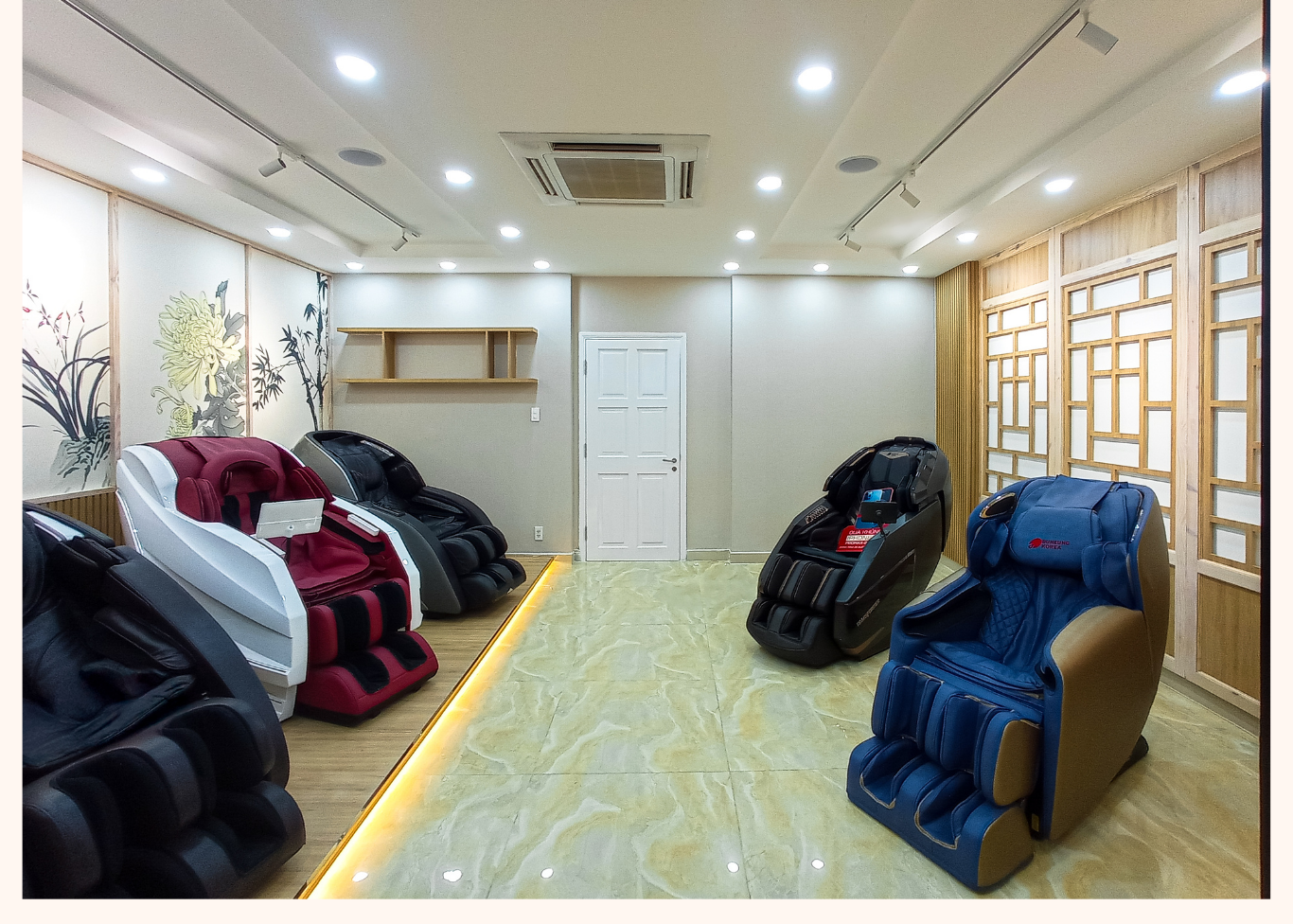 Nội thất văn phòng gymaster khu vực trải nghiệm