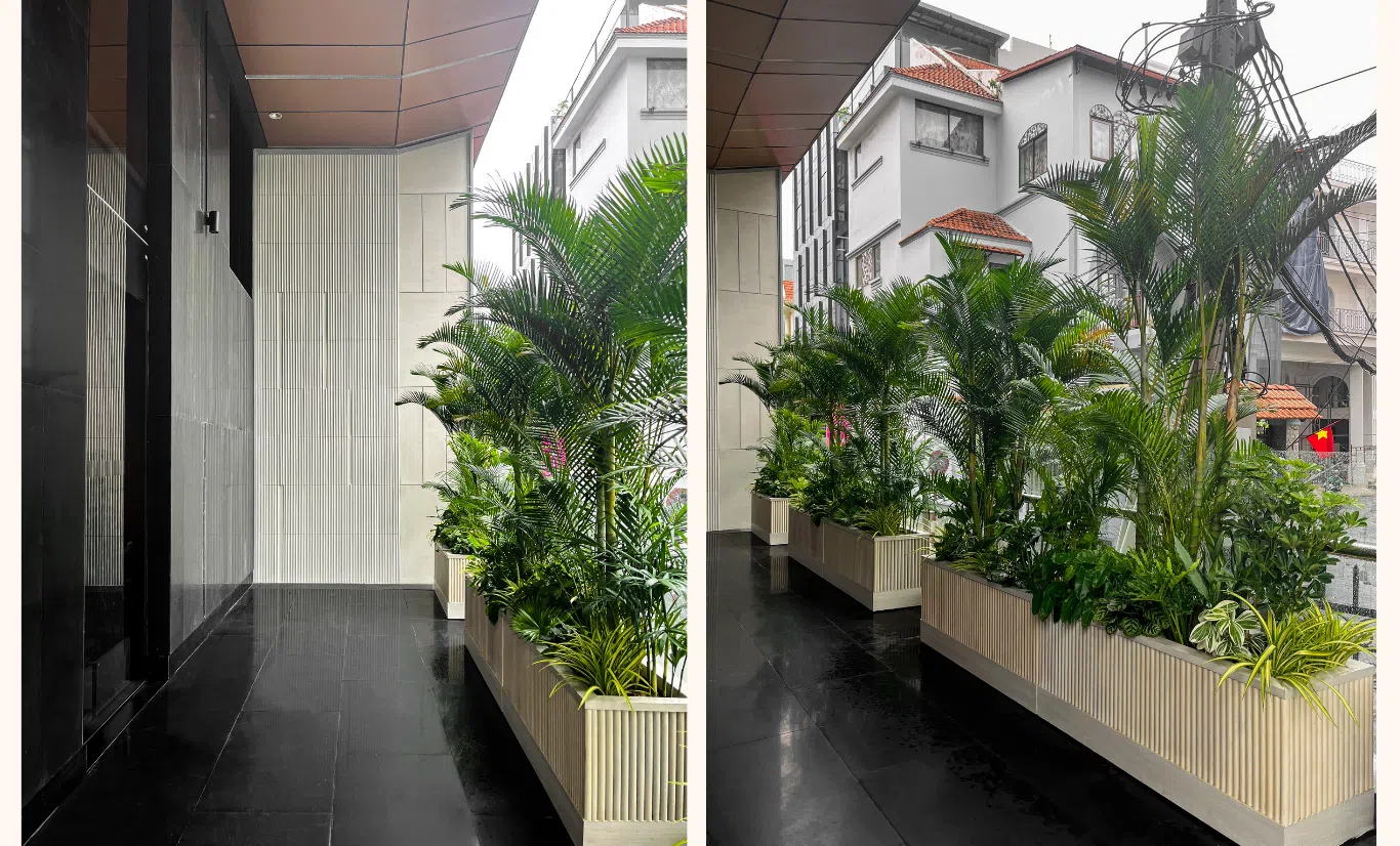 nôi thất khu vực hành lang văn phòng address