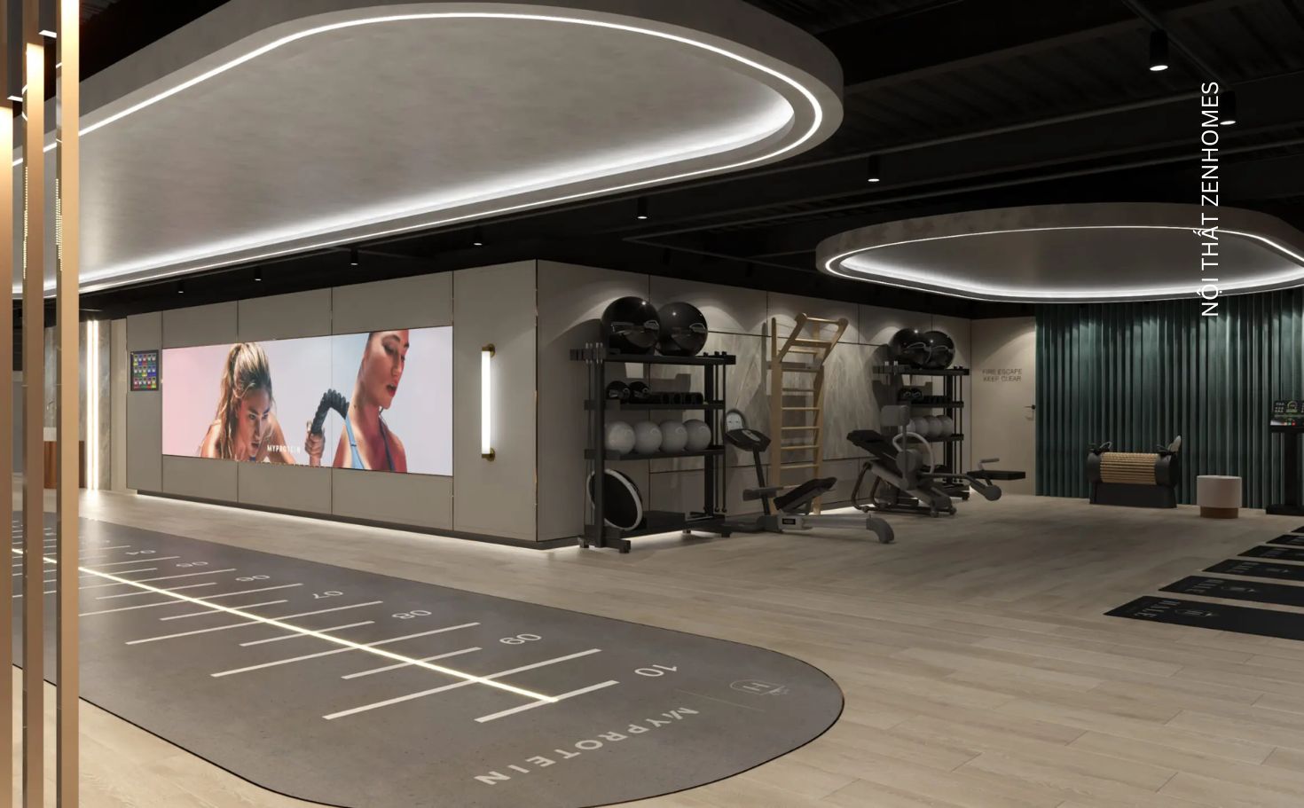 sàn phòng gym