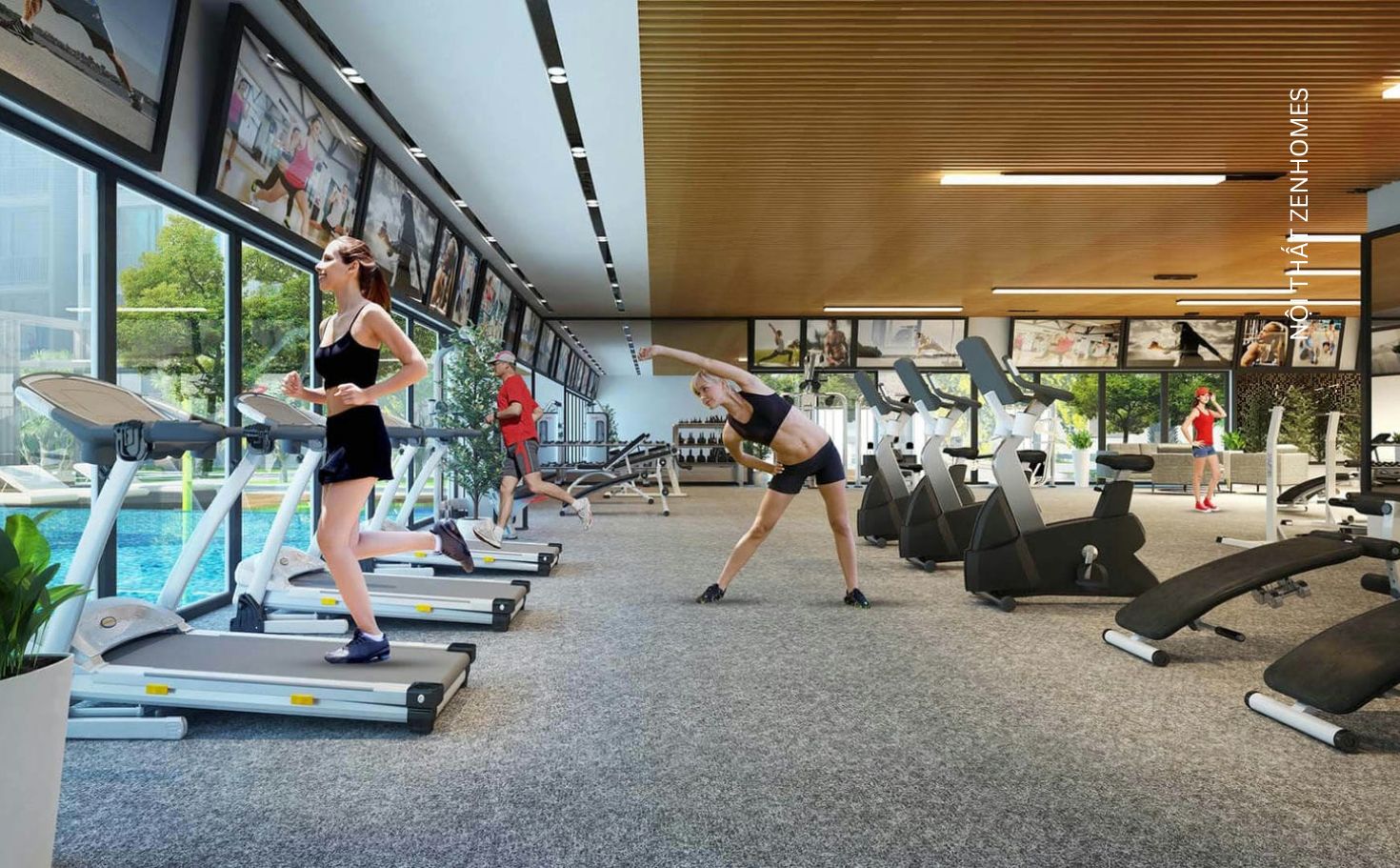 sàn phòng gym