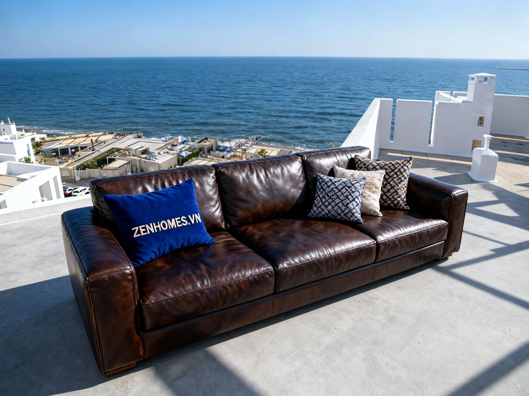 Ghế sofa da bò Marechiaro
