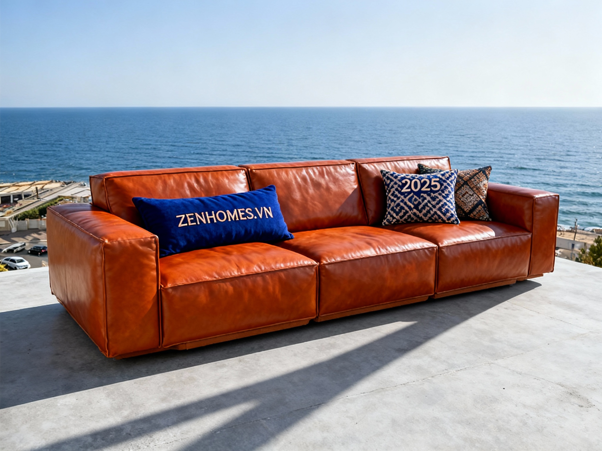 Ghế sofa da bò Marechiaro