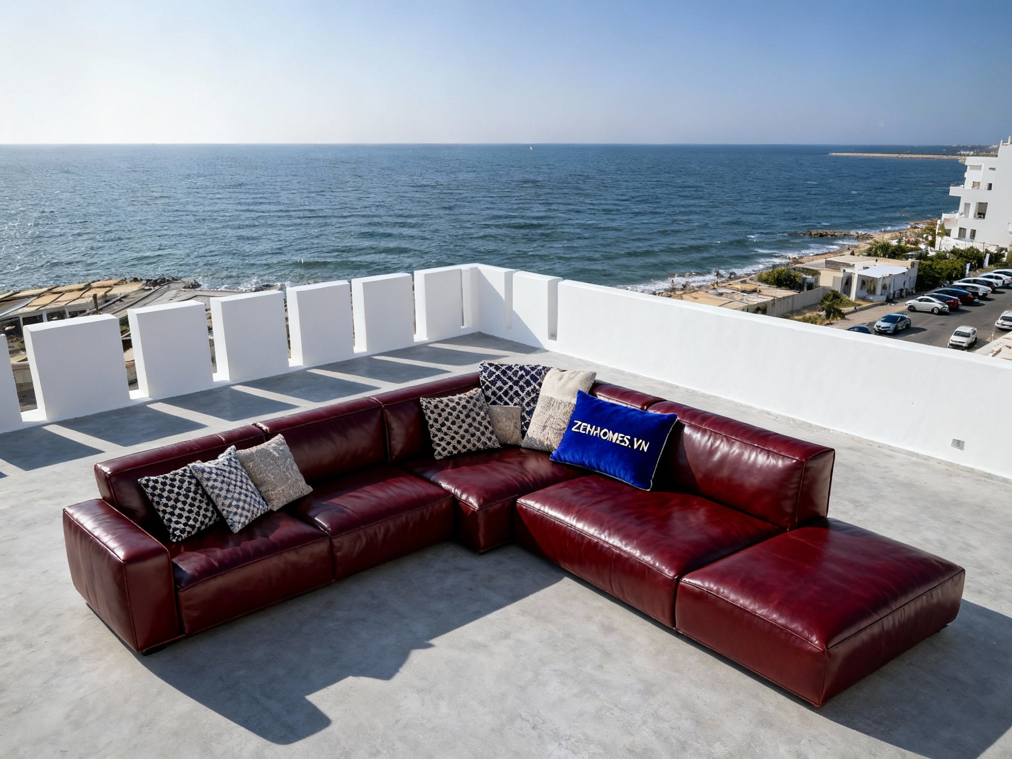 Ghế sofa da bò Marechiaro